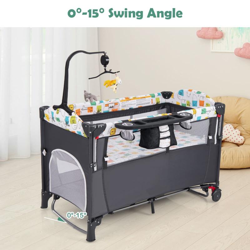 5-in-1 Portable Baby Bedside Bassinet