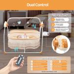 Electric Baby Crib Cradle With Auditory Remote Control