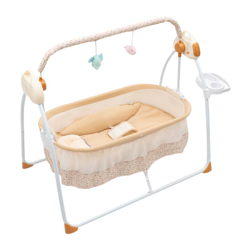 Electric Baby Crib Cradle With Auditory Remote Control