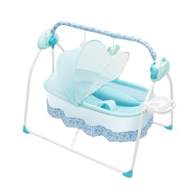 Electric Baby Crib Cradle With Auditory Remote Control