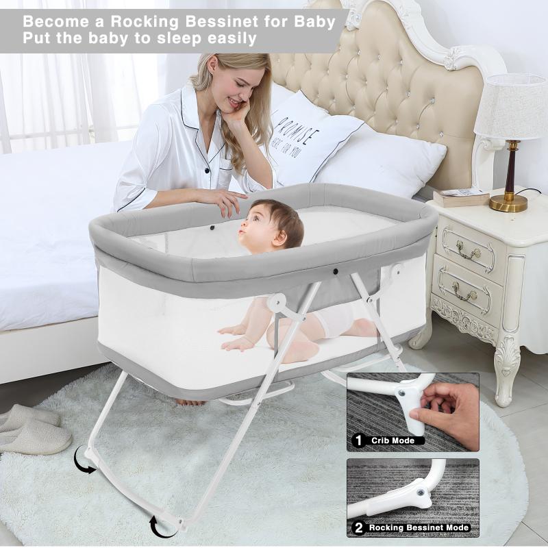 UBRAVOO Baby 2 in 1 Cribs and Cradles