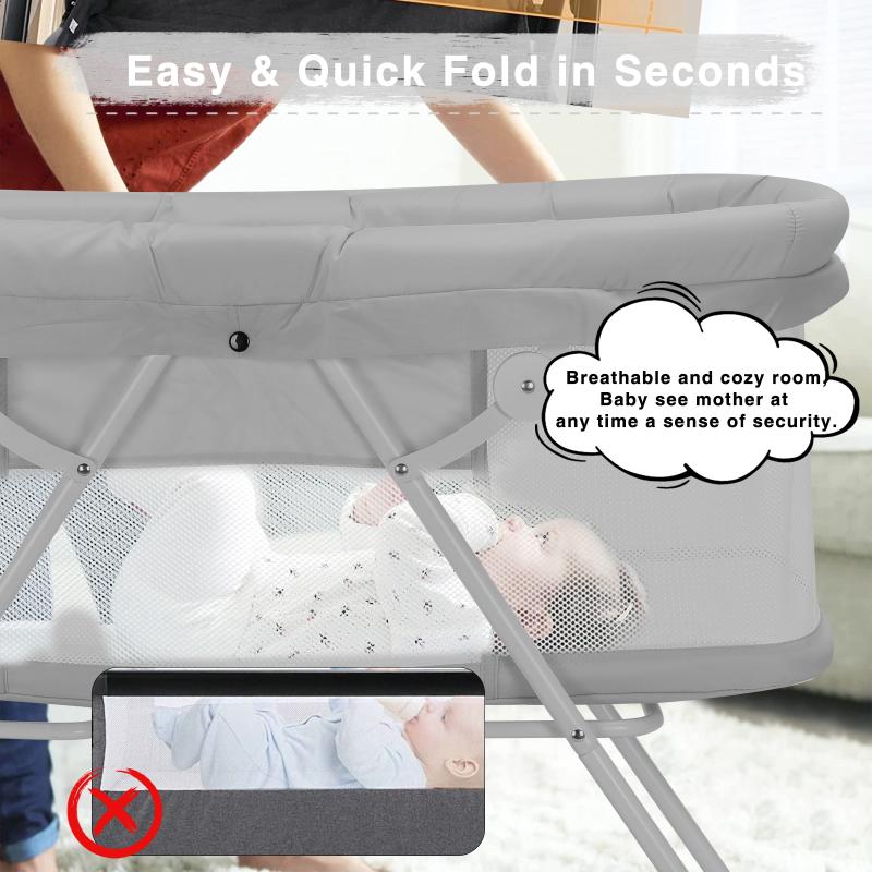 UBRAVOO Baby 2 in 1 Cribs and Cradles